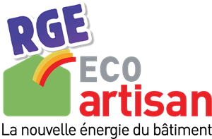 Logo RGE Eco Artisan, Berriau Menuiserie, menuisier aux Brouzils